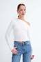 Boat Neck Long Sleeve Blouse B1879 - 4