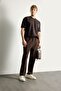 Regular Fit Straight Leg Trousers with Pockets E7829Ax25Au - 2