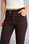 Double Button Flare Fit Regular Waist Standard Length Gabardine Trousers I2288Ax26Wn - 4