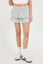 Elastic Waist Ruffled Mini Skirt E1555-K3 - 3