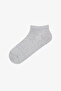 5 Pairs of Nose Stitch-Free Cotton Colorful Self-Heart Patterned Booties Socks - 2