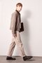 Regular Fit Elastic Waist Straight Leg Trousers H1270Ax26Au - 2