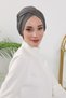 Winter Hijab Bonnet,B-9O,Anthracite - 6