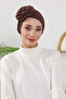 Winter Rose Bonnet, Brown, B-21O - 4