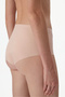 Traceless Dried Rose Laser Cut High Waist Slip Panties - 2