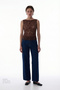 Brown Drape Lace Top - 3