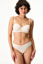 Cream Pink Essentials V Cut Brazilian Panties - 3