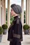 Winter Rose Bonnet,Anthracite,B-21O - 2