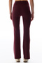 Burgundy Spanish Flare Soft Feel Leggings - 3