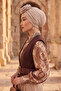 Winter Rose Bonnet,Beige,B-21O - 3