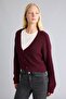 Regular Fit V-Neck Basic Button Closure Knitwear Cardigan U2052Az26Wn - 3