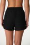 Schwarze Badeshorts mit Schlitz - 2