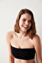 Black Nu Basic Strapless Non-Wireless Bra - 2