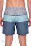 Men's Mindful Color Block Striped Swim Shorts - 2