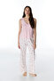 Pink Blossom Pointel Athlete Pajama Top - 4