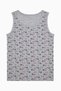 Boy's Floral Patterned Drive to Nature Thick Strap 2-Piece Undershirt - 2