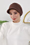 Winter Visor Hat, Brown, B-73O - 6