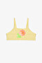 Girl's Yellow Sequin Halter Bikini Set - 2