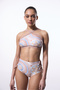 Della Ethnic Pattern Halter Neck Bikini Top - 5
