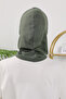 Winter Hijab Cap with Removable Visor, Khaki, B-82O - 7