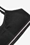 Girl's Black Seamless Seamless Black Cotton Short Top - 2