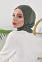 Winter Hijab Cap with Removable Visor, Khaki, B-82O - 6