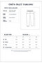 Women's Elastic Waist Textured Trousers - 7