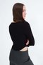 Crew Neck Basic Blouse B1025 - 6