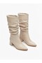 Pitay Premium Bellows Leather Thick Heeled Boots - 3