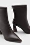 Lizzie Pointed Toe Thick Heeled Women's Stylish Boots with Back Zipper - 2