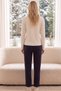 Navy Blue Heart Embroidered Knitted Interlock Pajama Set25226009 - 3