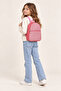 Parachute Fabric Flower Quilted Backpack with Faux Detail, Pink Girls' Backpack - 2