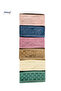 6 Pieces 30X50 cm Luxurious Velvet Gift Box Cotton Hand-Face-Guest Towels - 4