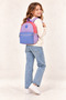 Three Pastel Colored Children's Backpacks, Lilac Purple Fuchsia Girls' Backpack, Girls' School Bag - 2