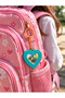 Mirrored Heart Keychain - Bag Ornament Charm