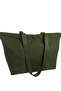 Trendy Khaki Tote Shoulder Bag XL Size Tb022 - 4