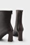 Lizzie Pointed Toe Thick Heeled Women's Stylish Boots with Back Zipper - 3