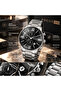 Original Japanese Multifunction Men's Wristwatch 3 Atm Waterproof Silver Color Steel Band + Surprise Gift - 3