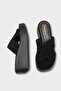 Genuine Leather Suede Wedge Heeled Women's Sandals - 3