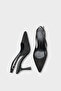 Moina Pointed Toe Mid-Heeled Women's Shoes with Back Strap - 4