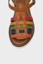 Daphne Round Toe Gladiator Strap Women's Leather Sandals - 2
