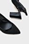 Nona 145 Women's Heeled Stone Slingback Shoes - 4