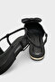 Ania Pointed Toe Satin Open Back Women's Ballerinas - 4