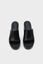 Marry Platform Straw Suede Women's Slippers - 5