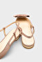 Ania Pointed Toe Satin Open Back Women's Ballerinas - 4