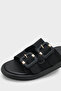 Madelene Flat-Toe Meal Two-Buckle Flat Heeled Women's Slippers - 4