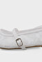 Pennie Lace Mesh Embroidered Women's Ballerinas - 4
