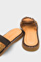 Kayla Genuine Leather Straw Flat Heels for Women Slipper - 3