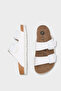 Double Banded Buckle Women's Slippers - 3