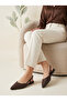 Kay Pointed Toe Knitted Back-Strapped Women's Shoes Ballet Flats - 7